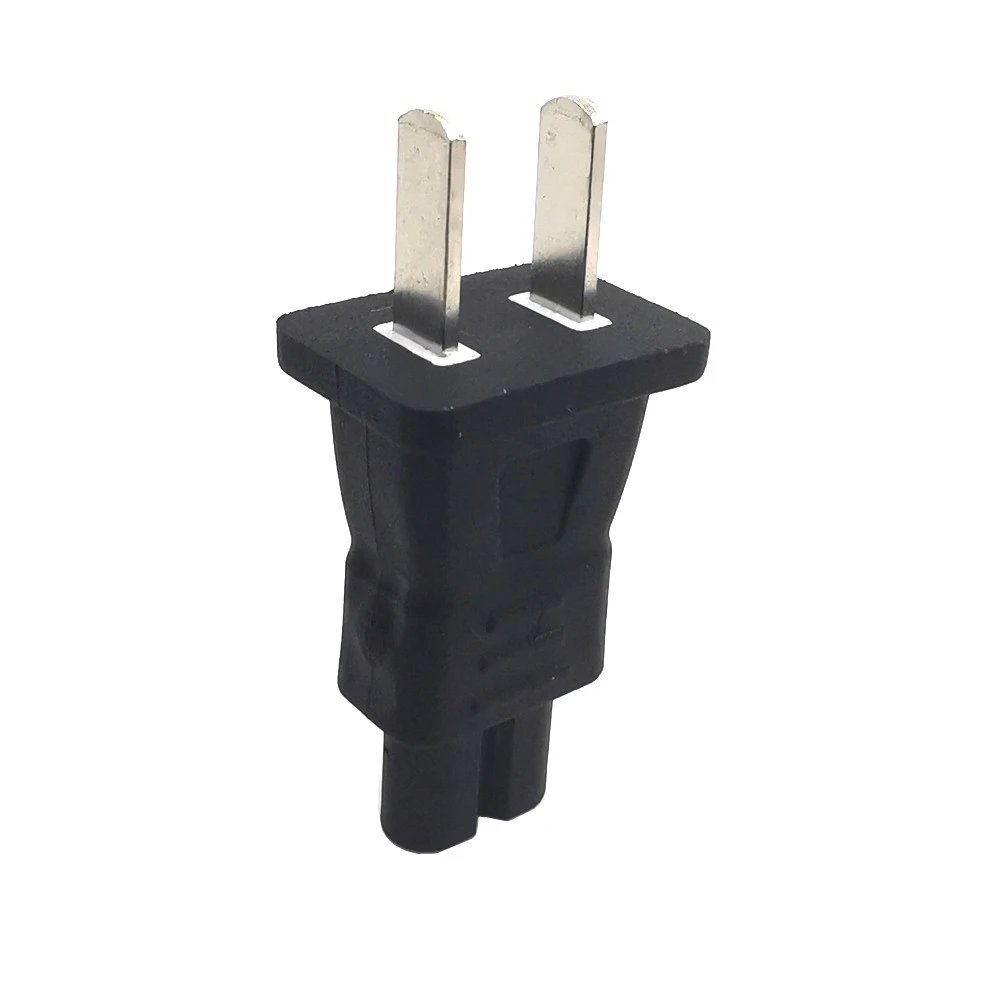Американский 2 зубчатый преобразователь питания NEMA 1 15P на гнездо IEC 60320 C7 10 А 125