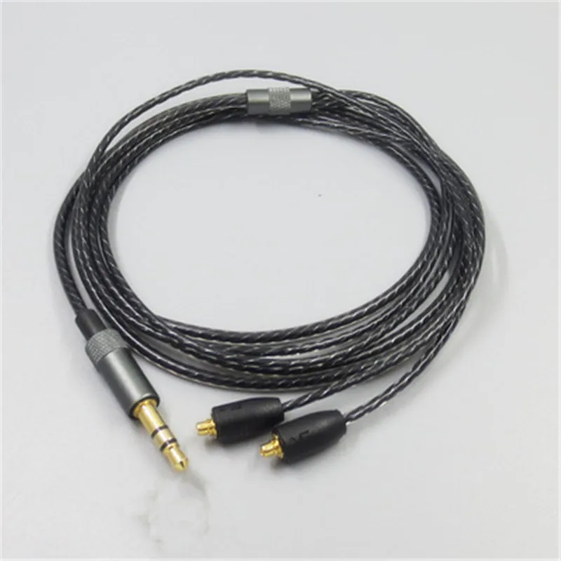 Ersatz-Audiokabel für Shure MMCX SE215 SE425 SE535 SE846 UE900 für Westone Kopfhörer Schwarz Blau Rot 23 AugT1