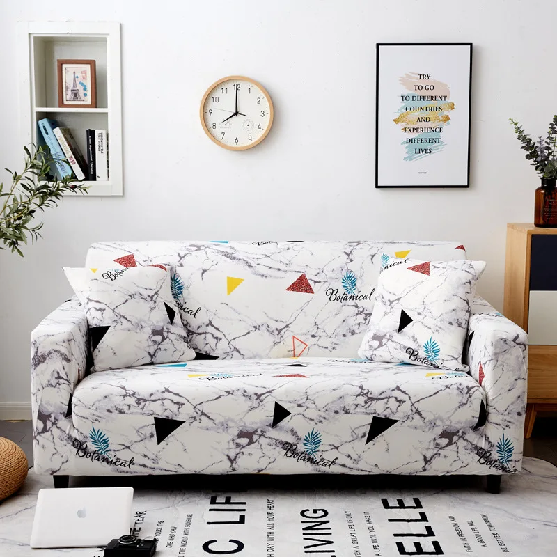 

Big Splash Dyeing Marble Elastic Sofa Cover Sofa Tight All-inclusive Slip-resistant Seat Cover Couch Covers Sofa Towel Covers