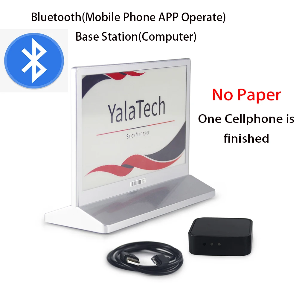 

AP Box 1 + 1 шт. электронная бумага E-ink дисплей экран стол для конференций электронная бумага для переговоров