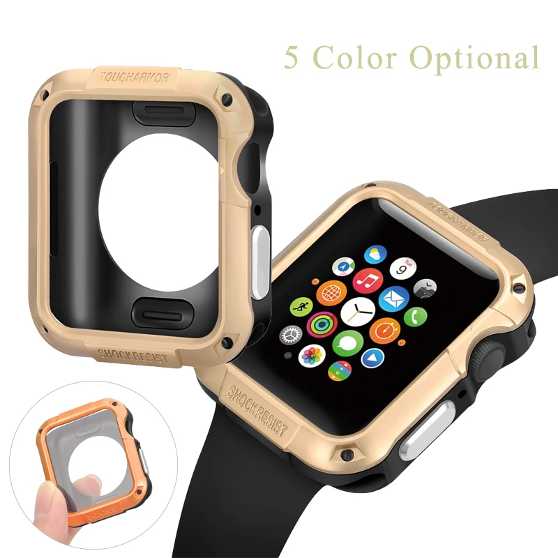 

SGP PC Case Cover Anti-fall Frame For Apple Watch case 44mm 40mm 42mm 38mm Protector For iwatch Series 4 3 2 1 Shell Accessories