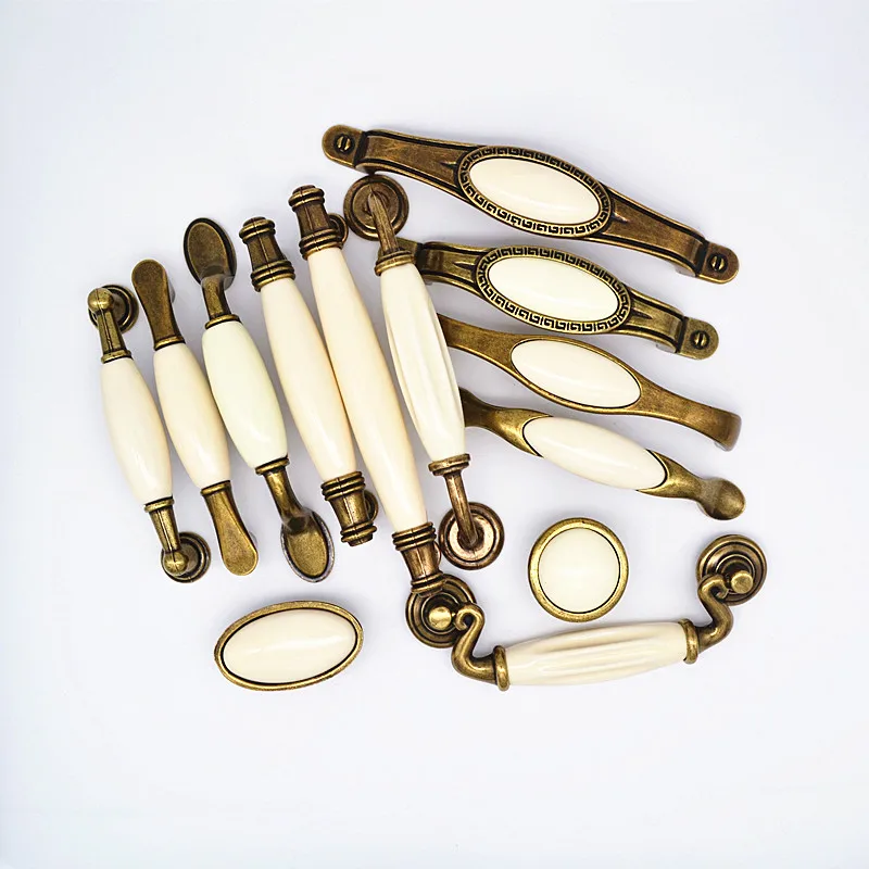 

Antique Ceramic Handles for Furniture Drawer Knobs Kitchen Handles Cabinet Knobs and Handles Drawer Pulls Ceramic Knobs