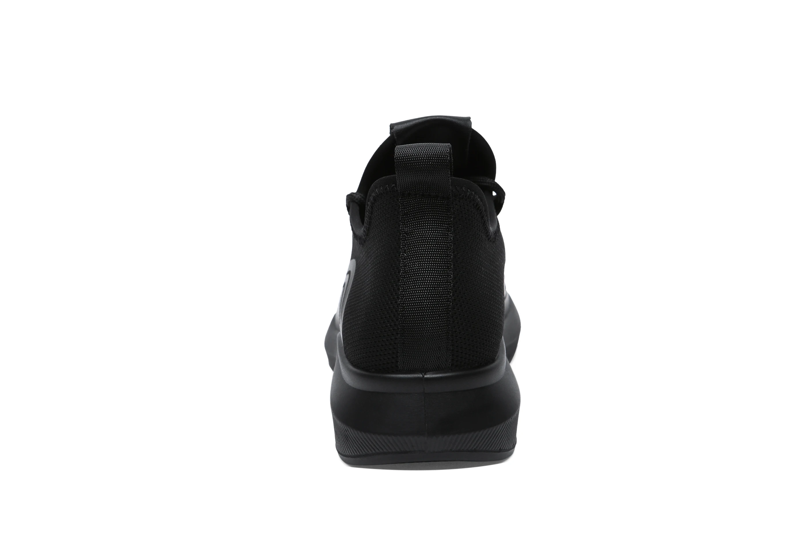 Pure black sports shoes women running new spring and summer wild breathable casual travel shoes