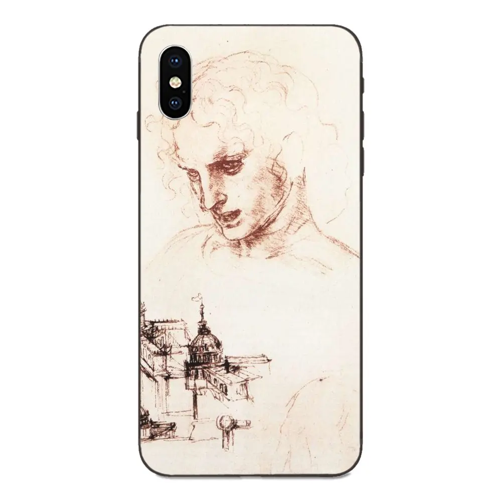 as picture Италия Leonardo Da Vinci художественная живопись для huawei Y3 Y5 II Y6 Y7 Y9 nova 2 Plus 2S 3i 4 4e Lite Plus Prime - Цвет: as picture