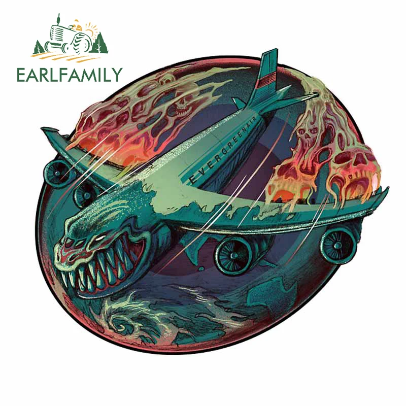 EARLFAMILY 13 см x 11 2 Для Монстр самолет виниловые наклейки автомобильные