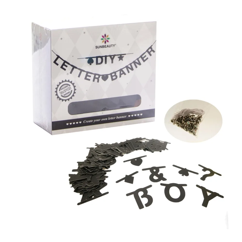 黑色字母串主图