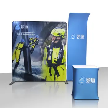 

10ft Custom Trade Show Booth Banners Backdrop Stand Include Rectangle Promotion Table