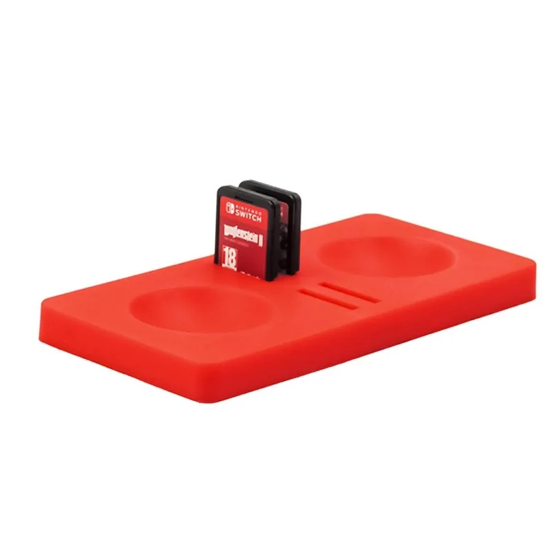 Portabl 3 в 1 силиконовый коврик зарядное устройство для N-Switch Poke ball Plus с 4 игровыми картами слот игровые аксессуары