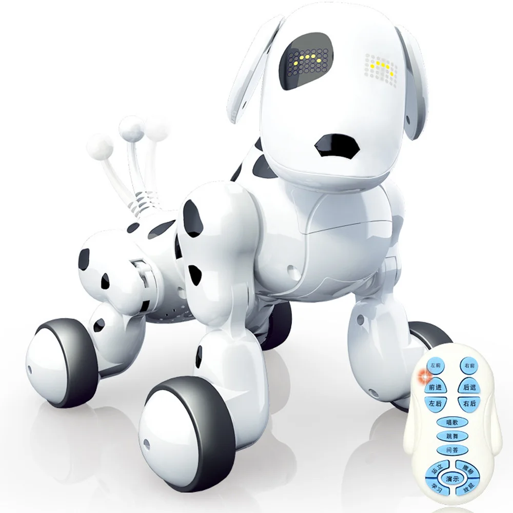 

Hot Intelligent Machine Toy Dog 2.4G Wireless Remote Control Dog New Puzzle Electric Dancing Programming Dog children's Toys