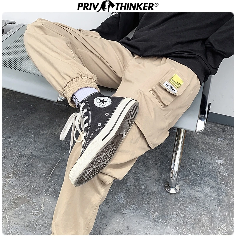 Privathinker Men's Autumn New Japan Style Harem Joggers Men Harajuku Sweatpant Hip Hop Trousers Male Fashion Oversize Pants