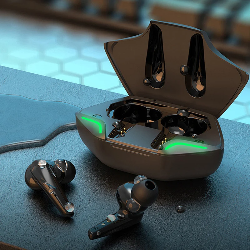New Gaming Headset for E-Sports TWS Real Wireless Low Latency In-Ear Sports Headset With Charging Compartment