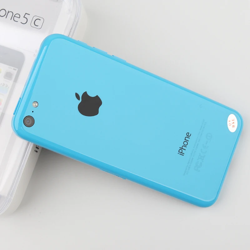 Разблокированный Apple iPhone 5C двухъядерный 4," 8MP мобильный телефон 8 ГБ/16 ГБ/32 ГБ rom Apple IOS WiFi gps WCDMA 3g Подержанный смартфон