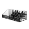 1Pc Transparent Black Acrylic Cotton Swab Tissue With Lid Storage Box Desktop Dustproof Lipstick Cosmetics Storage Mechanism 5