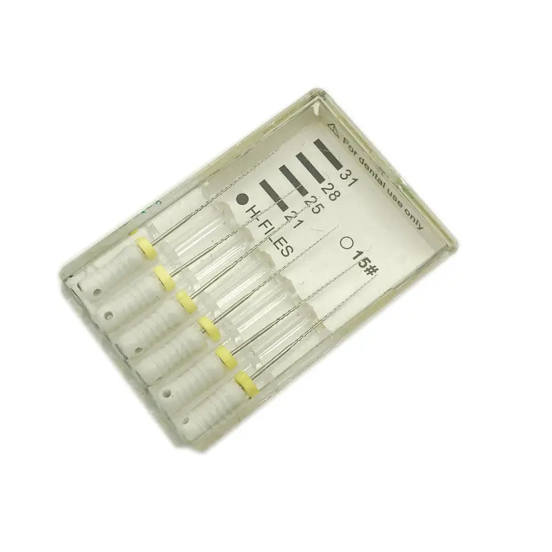 Endodontic Root Canal H файлы(Ручное использование) стоматологические H-Файл 25 мм#15-40 ручные файлы стоматологические инструменты - Цвет: 15
