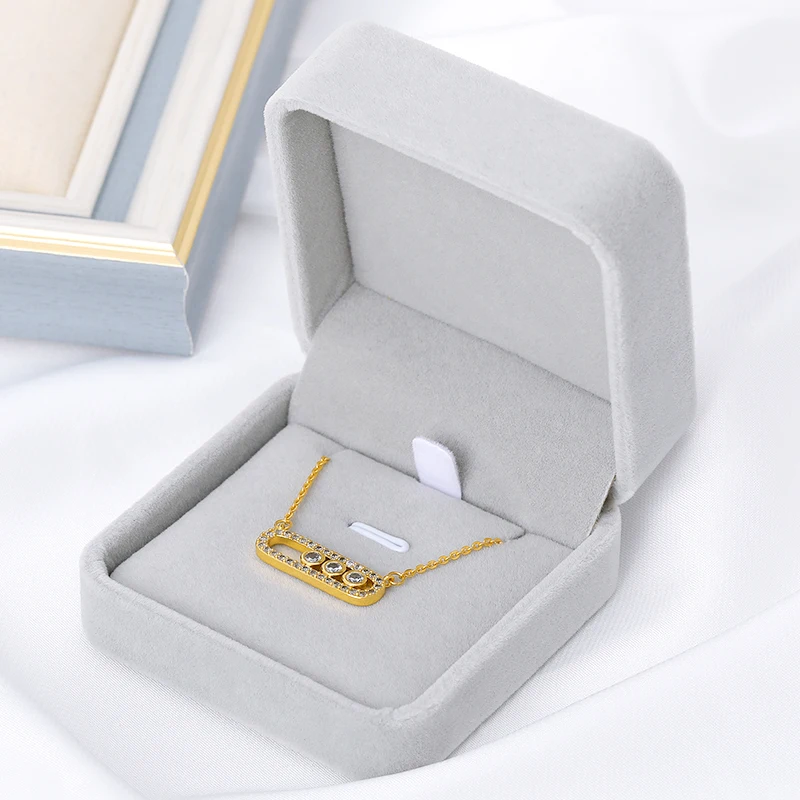 Exquisite Flannel Gift Box For Necklace & Bracelet & Anklet & Ring Fashion Gift Box
