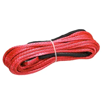 

3/16 Inch x 50 Inch Synthetic Fiber Winch Line Cable Rope 5500+ Lbs + Sheath for Atv Utv 5Mm x15M Synthetic