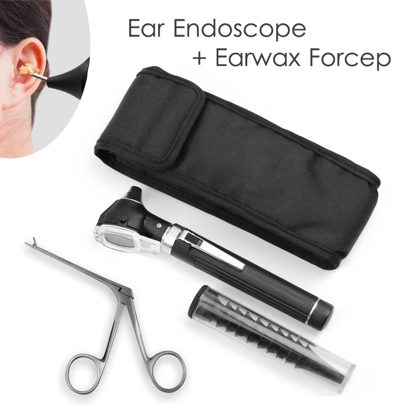 Ear Pick Endoscope Earwax Remover Hartman Micro Alligator Crocodile Nose Operational Forcep