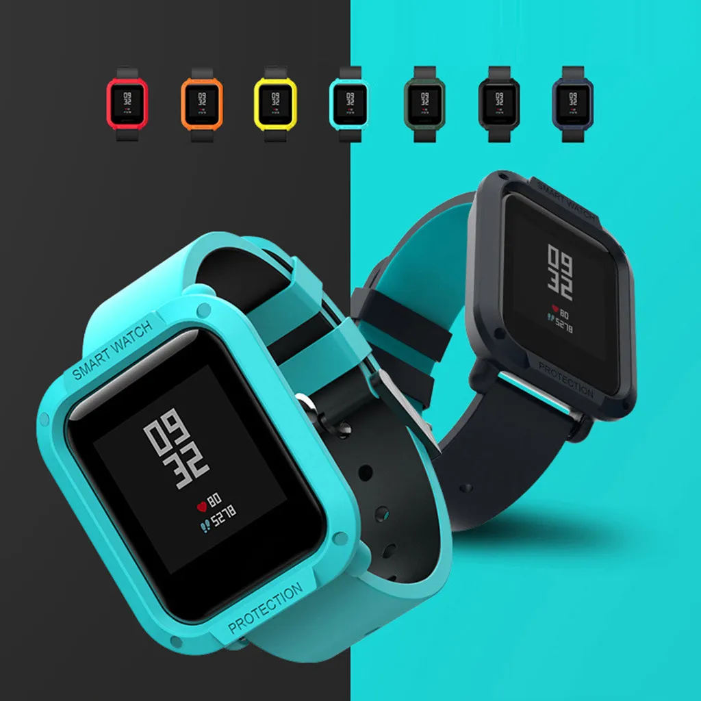 Ультратонкий цветной чехол для экрана чехол для Huami Amazfit Bip Молодежные часы Смарт-часы аксессуары Защитные Чехлы#904