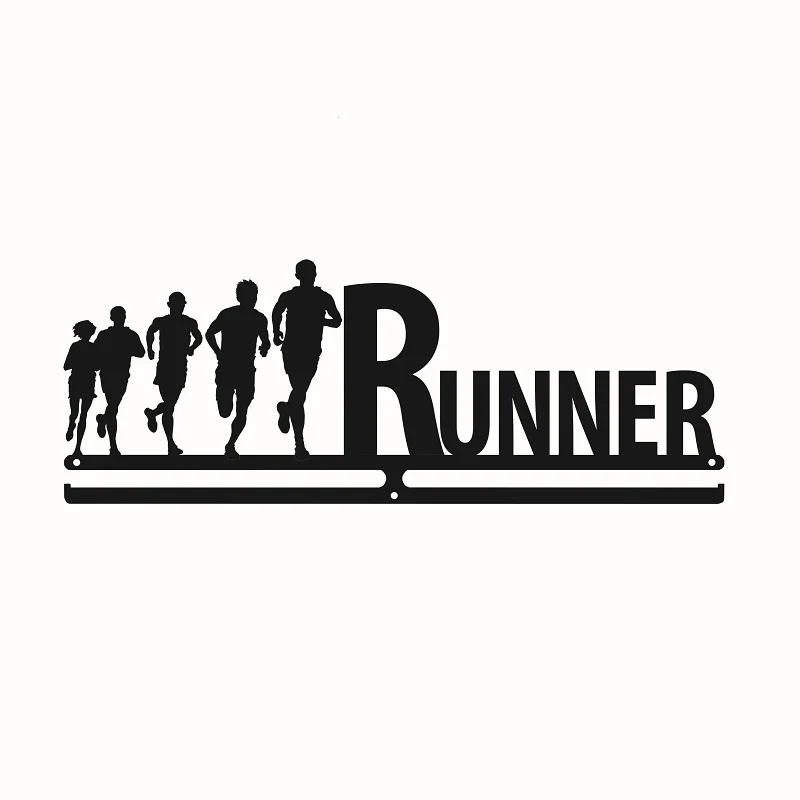 1 bar Runner RUNNER вешалка для спортивных медалей - Цвет: 1 bar Runner