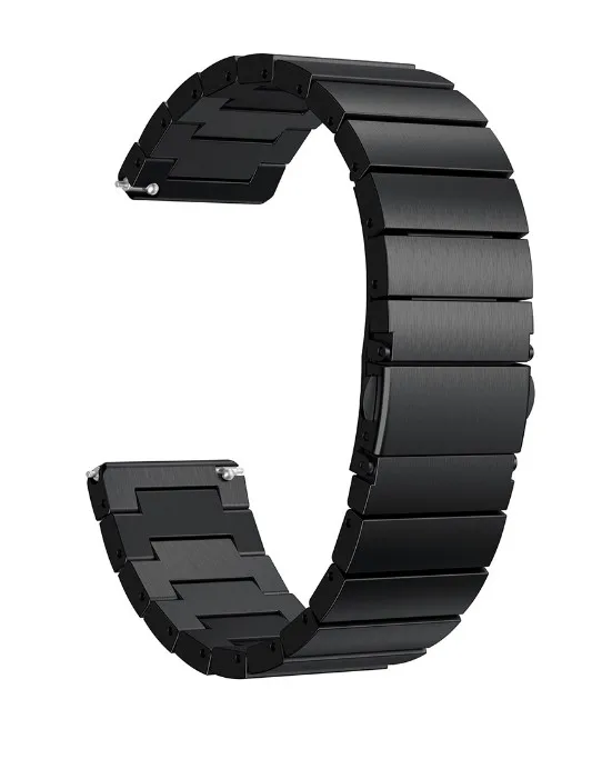 1 шт. Роскошный ремешок из нержавеющей стали versa/lite - Цвет: Черный