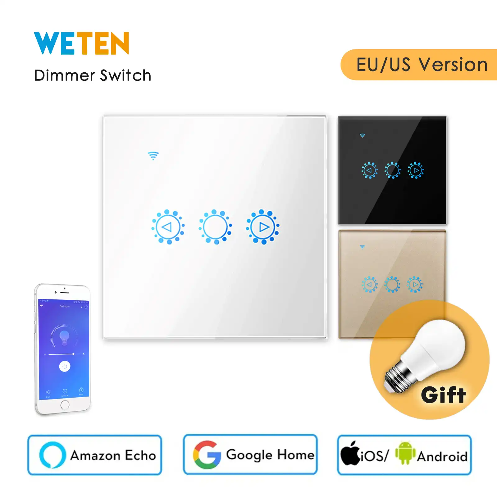 wifi dimmer switch google home