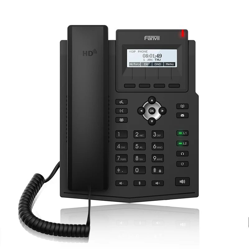 

Fanvil X1S IP Phone VOIP Fixed Phone Business Office Hotel Wireless Telephone HD Audio IP Telephone Support IPv4/IPv6 Protocol