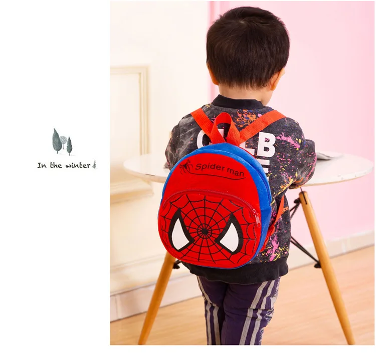 Disney and Marvel Characters Kids Plushie Backpacks