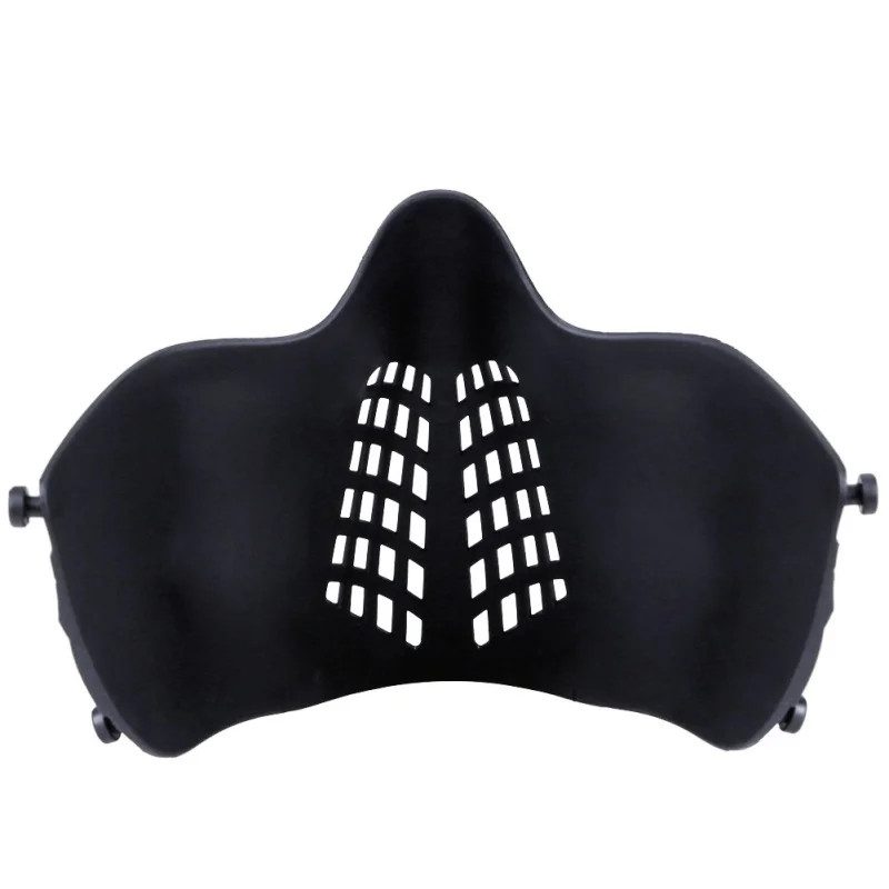 Half Face Mask Double Modes Detachable Elastic Adjustable Headband Mouth Ear Protection Outdoor Riding Mask