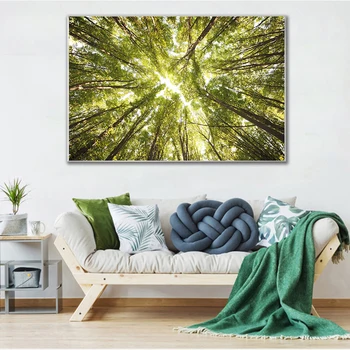 

One Piece Posters and Prints Tree Painting Canvas Big Large Size Living Room Decoration Wall Decor Cuadros Decoracion Salon