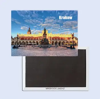 

Krakow, Poland 25256 Travel Gifts 78*54mm Souvenir Fridge Magnet Home accessories