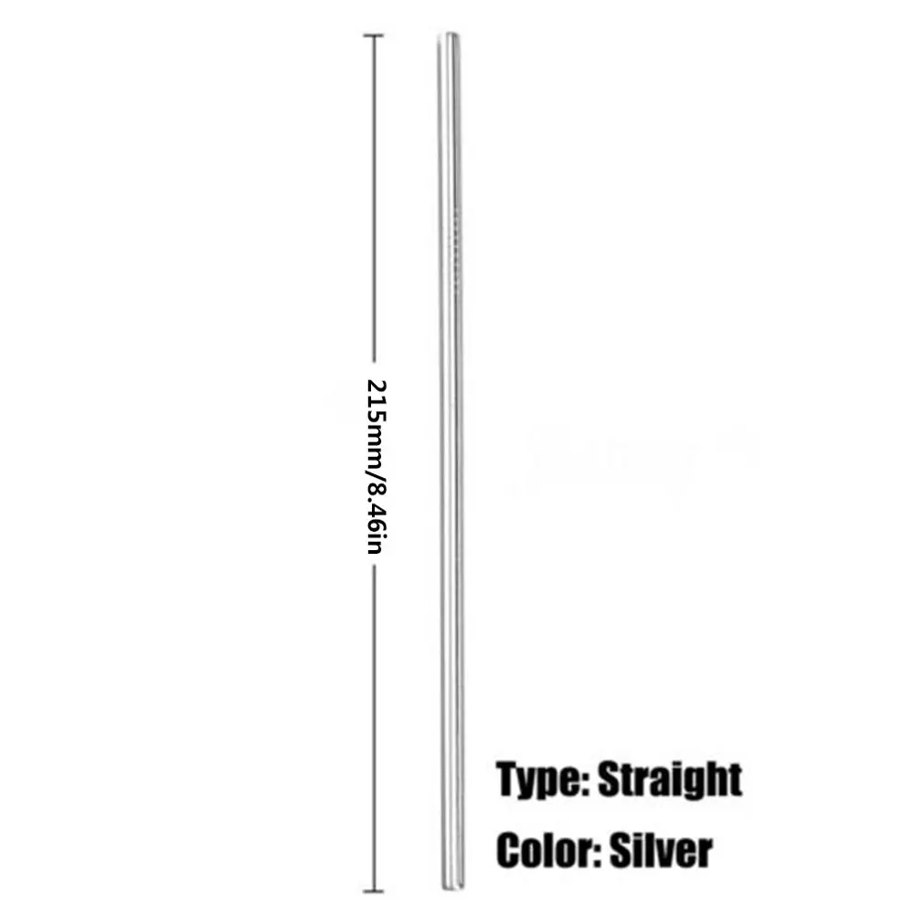 Titanium-Plated Colored Metal Straws Milk Tea Drink Stainless Steel 304 | Дом и сад