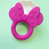 1pcs Silicone Teether Cartoon Mouse Head Animal Food Grade Silicone Teething Toys For Teeth Tiny Rod Baby Teether Gifeg 6