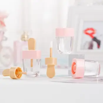 

1 pc 8ML Fashion Lip Glaze Empty Bottle Cute Ice Cream Lip Glaze Empty Tube Shell Lipstick Filling Empty Bottle DIY Lip Glaze