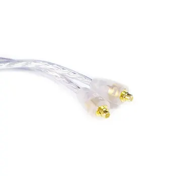 

8N Earbuds Core Silver Plated HIFI Upgrade Cable 3.5 mm Plug Silver plated 3.5mm plug and microphones mic