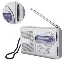 Карманный радиоприемник радио Многофункциональный Мини карманный AM/FM BC-R119 радио Динамик Приемник телескопическая антенна портативное радио