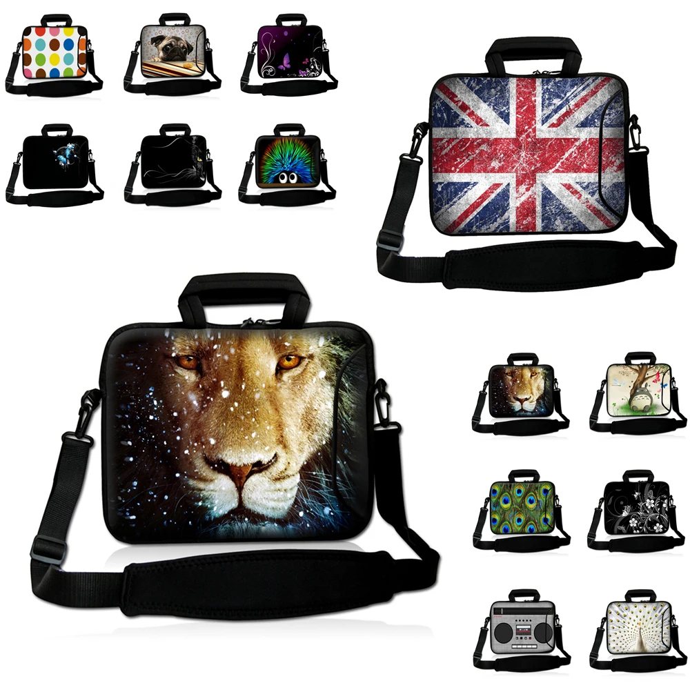 

Fashion Women Men Neoprene Waterproof Scratch-resistant Laptop Briefcase 10 12 13 14 15 17 Inch Notebook Shoulder Bag Carry Case