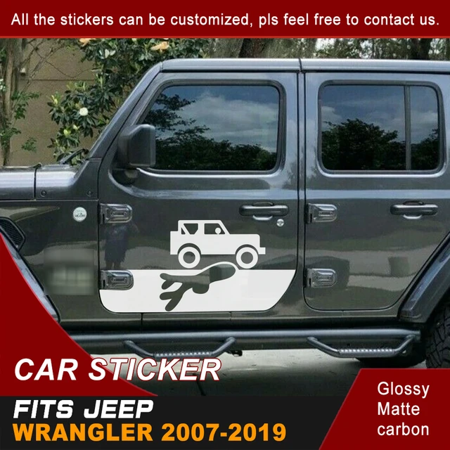Top 42+ imagen funny jeep wrangler decals Abzlocal.mx