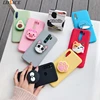 3D cartoon phone holder case for xiaomi redmi note 8 note8 pro 8t note 9 pro 5g 9s redmi 10x 8 8a 7a 9 silicone stand cover ► Photo 2/6