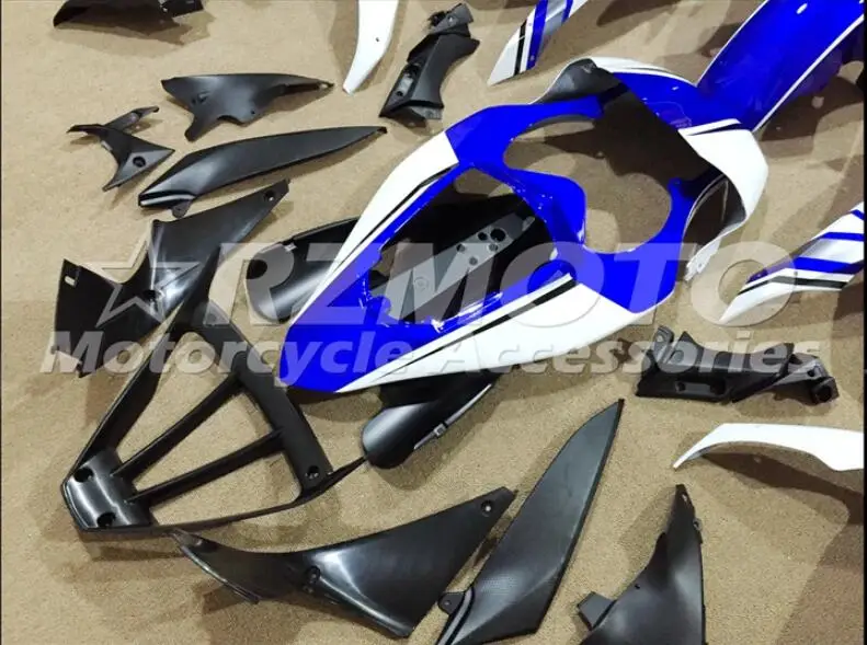 ABS Литье Мотоцикл Обтекатели наборы Подходит для Yamaha YZF-1000-R1 2004 2005 2006 04 05 06 обтекатель кузова комплект синий белый холодный