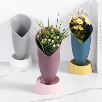 

Removable Desktop Storage Box Pen Holder Decoration, Makeup Tools Nail Brush Organizer, Toothbrush Storage Rack With Drain Base