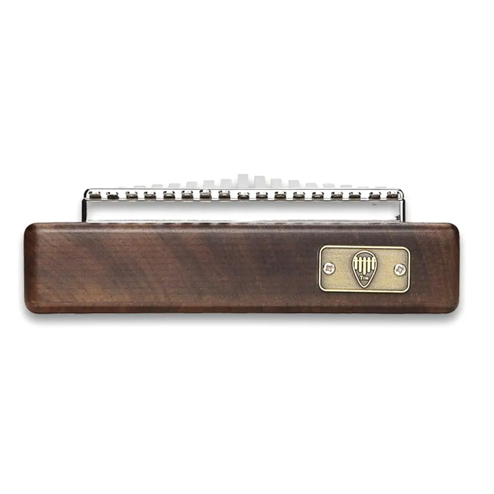 TOM TK-R1 17 ключ Kalimba Mbira пальцы пальцев пианино орех деревянная клавиатура музыкальный инструмент с сумкой полный набор аксессуаров