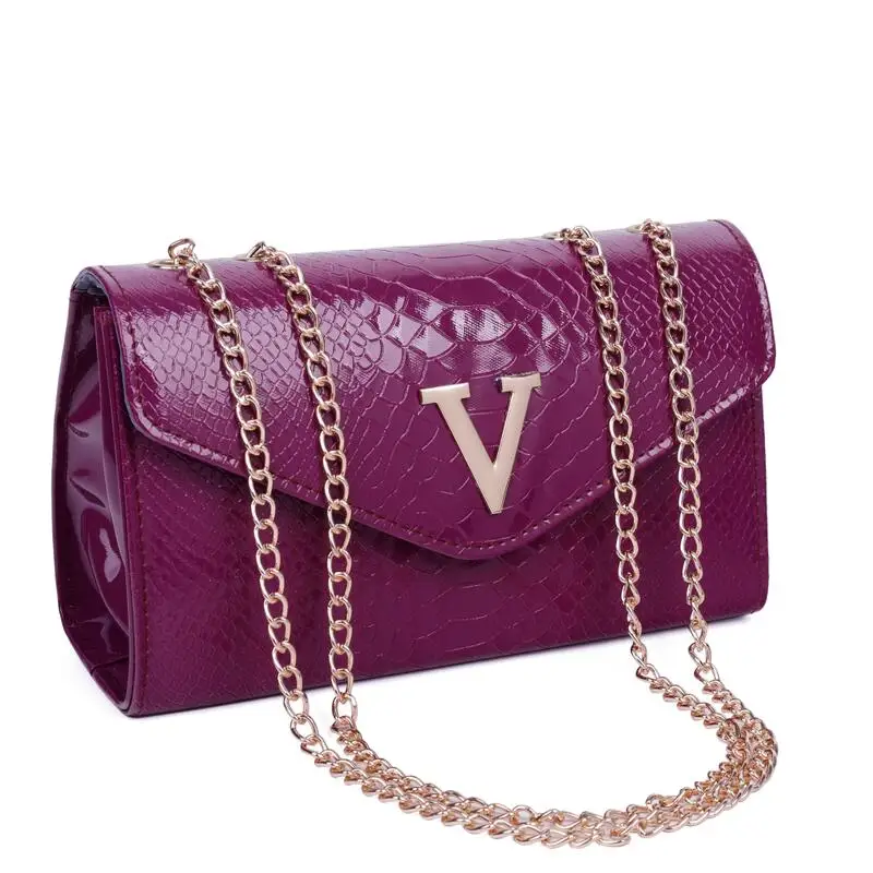 Bolsa Mujer, сумки для женщин, роскошные сумки, женские сумки, дизайн, сумка через плечо, женская брендовая сумка - Цвет: small purple