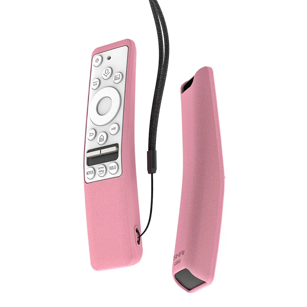 Силиконовый защитный чехол SIKAI для samsung tv BN59-01312A 01312 H/M с пультом дистанционного управления - Цвет: Pink with White