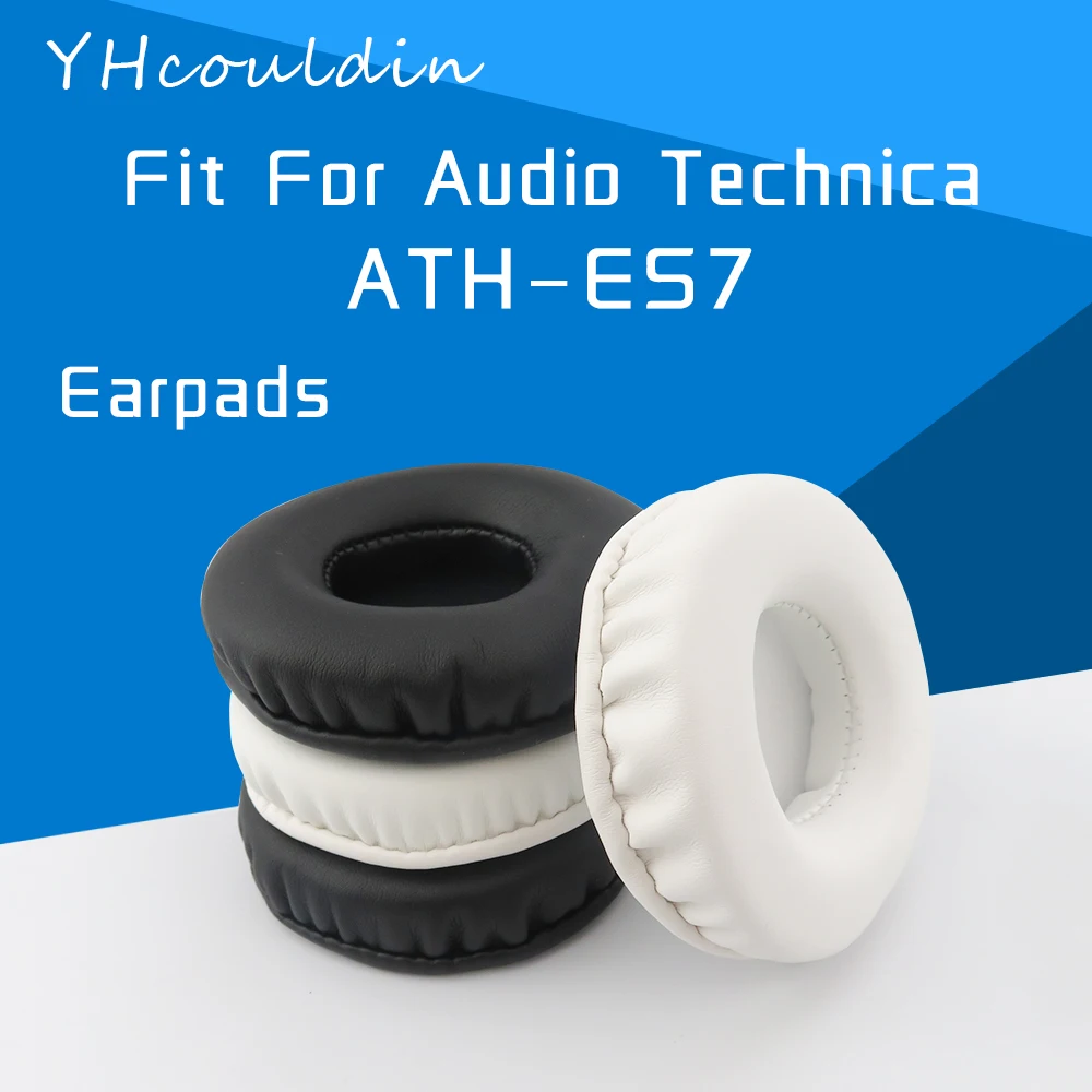 

YHcouldin Earpads For Audio Technica ATH ES7 ATH-ES7 Headphone Accessaries Replacement Wrinkled Leather