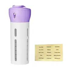 1 шт. дорожный диспенсер для шампуня, лосьона, геля для душа, бутылка для мыла, аксессуары, 4 в 1, пустой контейнер для суб-бутылок, многоразовая бутылка