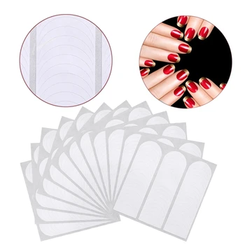 

French Manicure Nail Art Stickers, Self-Adhesive Nail Sticker Tips for Manicure Decoration Diy Tools