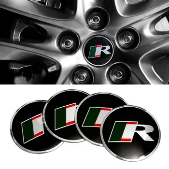 

4pcs Wheel Hub Center Cap Stickers Badge Decor For Jaguar XF XFL XJ XJL XE XEL XK XKR XJ6 I Pace Fpace Epace S-type F-type Etype
