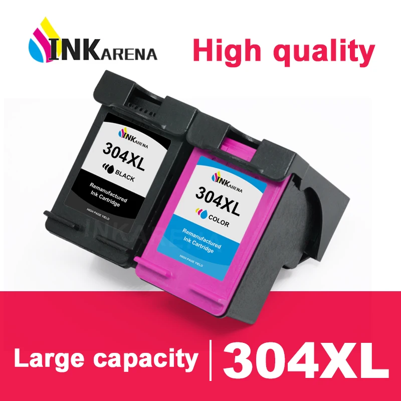 Inkarena 304xl Refilled Ink Cartridge Replacement For Hp Xl Hp304 Deskjet 2630 2632 5030 5032 3720 3730 Printer - Ink Cartridges - AliExpress