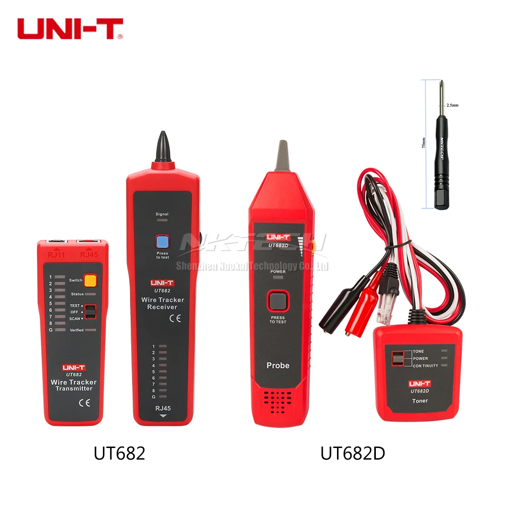 Устройство для обнаружения телефонных проводов устройство UT682 UT682D RJ11 RJ45|Искатели