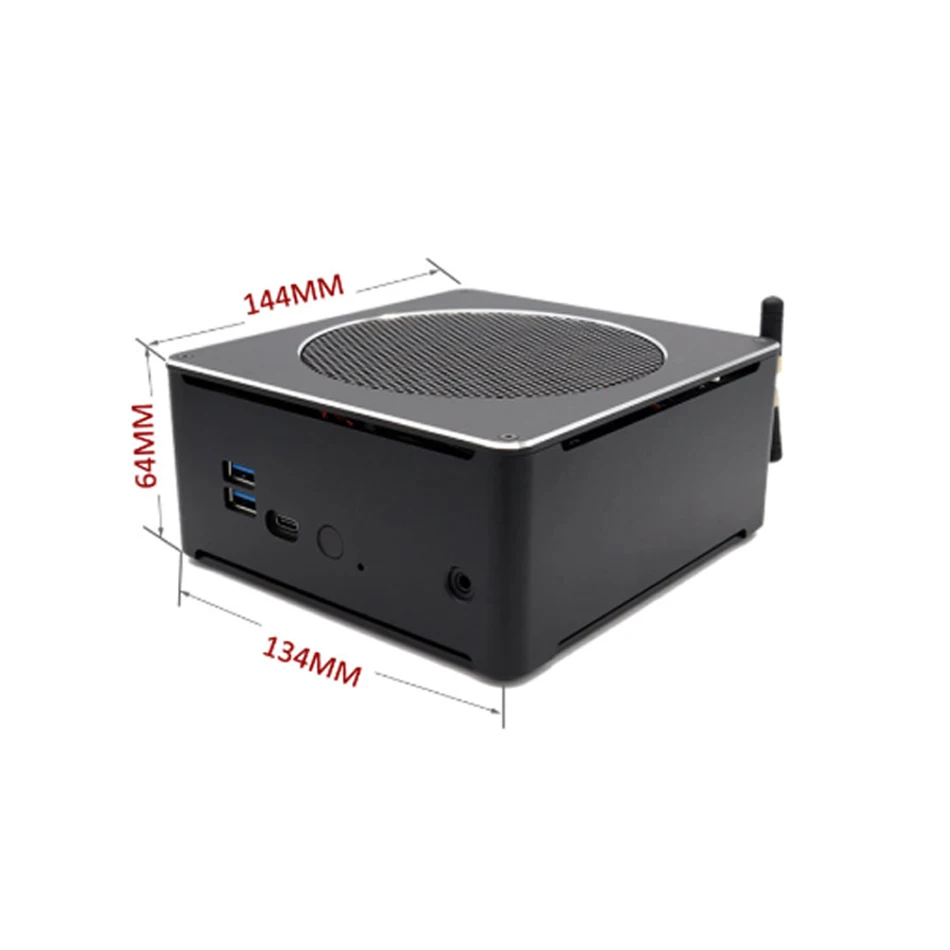  HUNSN Top Gaming Computer Intel i9 8950HK i7 8750H i5 8300H Windows 10 Pro 2*DDR4 6 Core 12 Threads